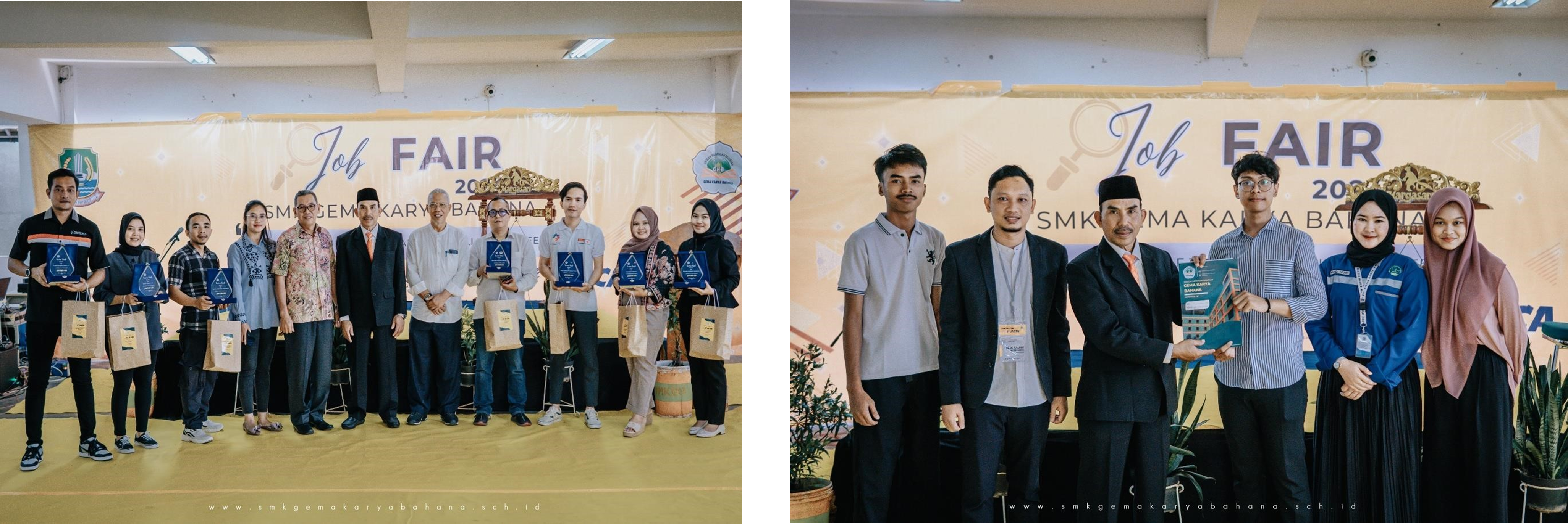PEMBUKAAN JOB FAIR PERTAMA KALI SMK GEMA KARYA BAHANA